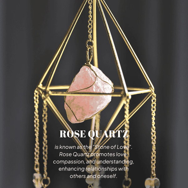 Cleopatra's Jewels: Multi Crystal Suncatcher - Gold