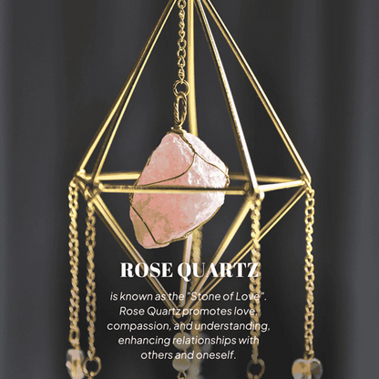Cleopatra's Jewels: Multi Crystal Suncatcher - Gold