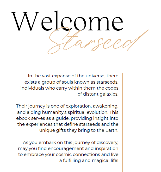 Soul Guide for Starseeds EBook: A Cosmic Guide to Awakening