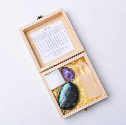 Spiritual Growth Crystal Gift Box – Elevate Your Energy & Intuition