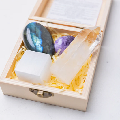 Spiritual Growth Crystal Gift Box – Elevate Your Energy & Intuition