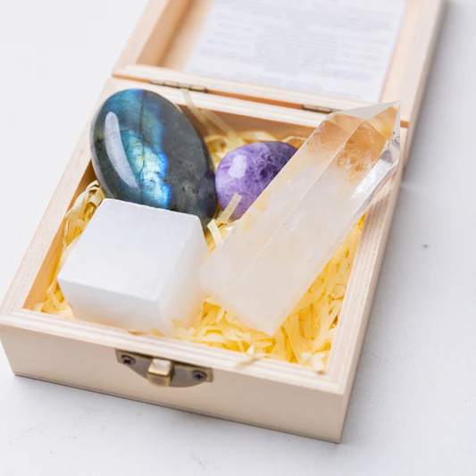 Spiritual Growth Crystal Gift Box – Elevate Your Energy & Intuition